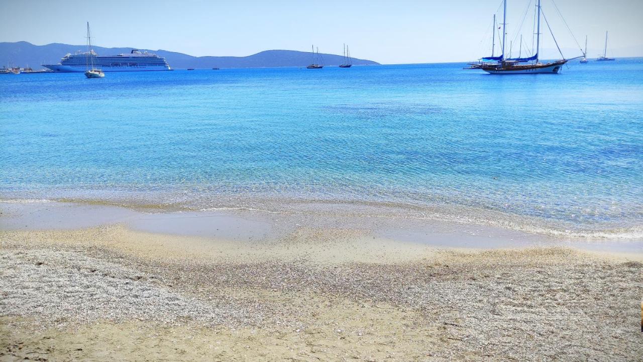 Central, Cozy, 15 Min Walk To The Beach, Fast Wi-Fi, Free Parking, 4Ppl Bodrum Luaran gambar